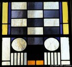 Glas in lood raam, detail onderzijde
<br/>
Gert-Jan Lobbes, 2016